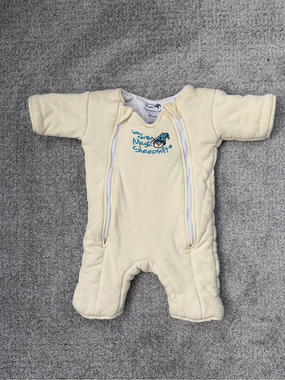 Magic Sleepsuit Baby Sleep Suit in Pale Yellow